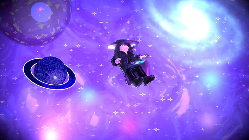 Stylized 3D animation of Wolfman [human form] floating in space to a galactic background. Used for the outro end card for videos (TBA). Made in Blender and After Effects. -Wolfman
