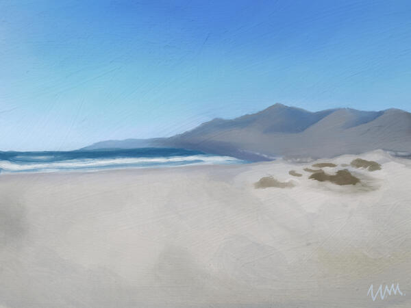Digital oil painting of Grover Beach in California that I painted on my tablet once to get the basics of digital painting down once more. Made in CSP. -Wolfman